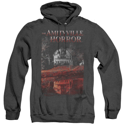 Amityville Horror Cold Blood Mens Heather Hoodie Black Officially Licensed