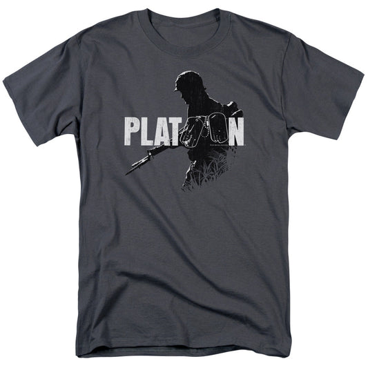 Platoon Shadow Of War Mens T Shirt Charcoal Officially Licensed
