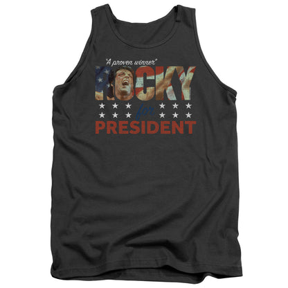 Rocky A Proven Winner Mens Tank Top Shirt Charcoal Officially Licensed