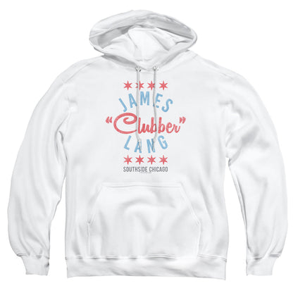 Rocky Iii Clubber Mens Hoodie White Officially Licensed