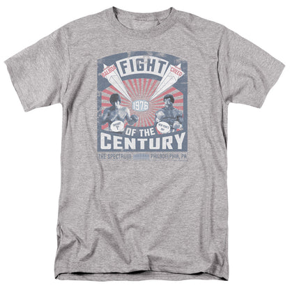 Rocky Balboa Creed Fight Poster Mens T Shirt Athletic Heather Officially Licensed