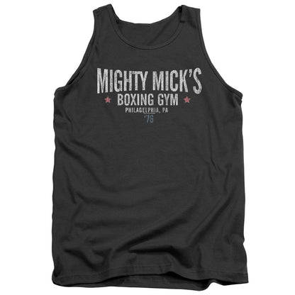 Rocky Mighty Micks Boxing Gym Mens Tank Top Shirt Charcoal Officially Licensed