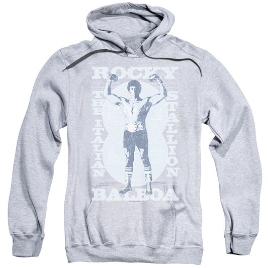 Rocky Gun Show Mens Hoodie Athletic Heather Officially Licensed