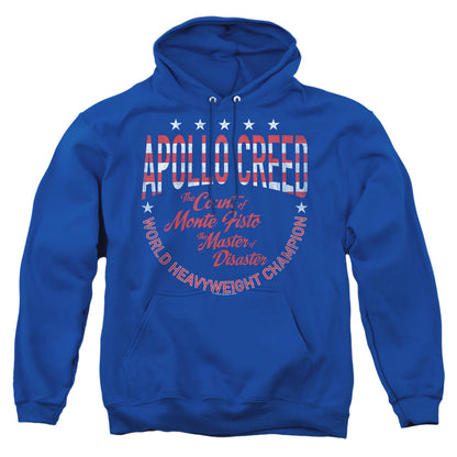 Rocky Count Of Monte Fisto Mens Hoodie Royal Blue Officially Licensed