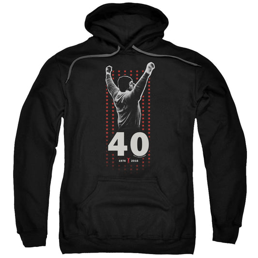 Rocky Stars Mens Hoodie Black Officially Licensed