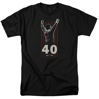 Rocky Stars Mens T Shirt Black Officially Licensed