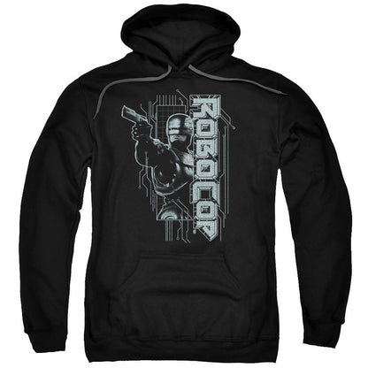 Robocop Murphy Split Mens Hoodie Black Officially Licensed