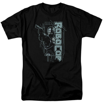Robocop Murphy Split Mens T Shirt Black Officially Licensed