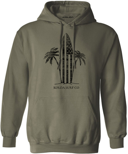 Koloa Retro USA Surfboard Hoodie