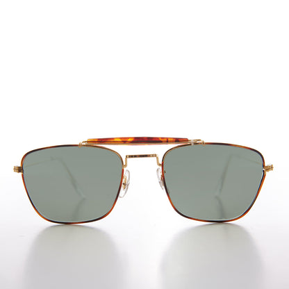 Small Metal Vintage Pilot Sunglasses - Milan