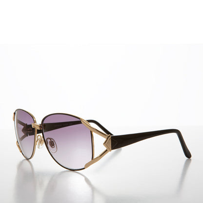 Large Women's Boho Vintage Sunglasses - Milena