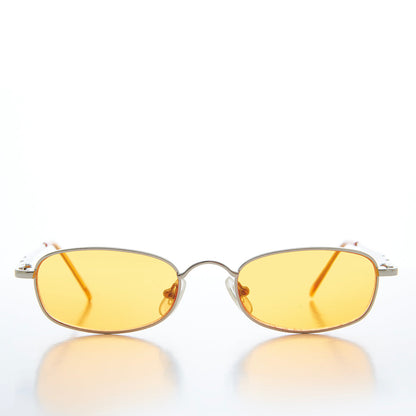 Rectangular Sunglass with Tinted Lenses - Mills