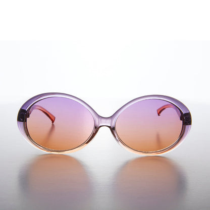Oval Colorful 90s Mod Deadstock Sunglass - Mindy