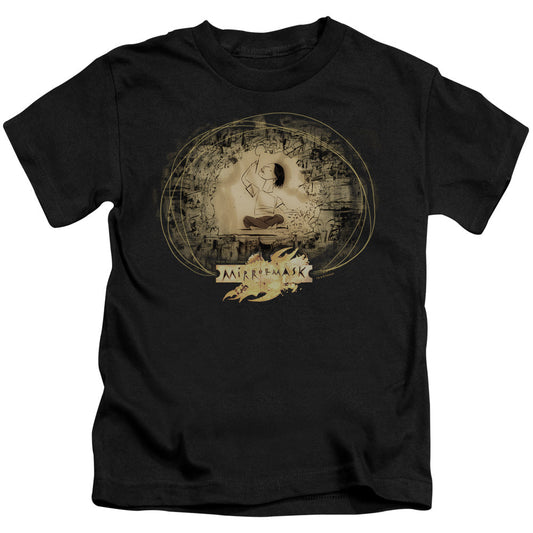 Mirrormask Sketch Juvenile Kids Youth T Shirt Black Officially Licensed