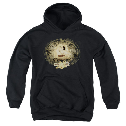 Mirrormask Sketch Kids Youth Hoodie Black Officially Licensed