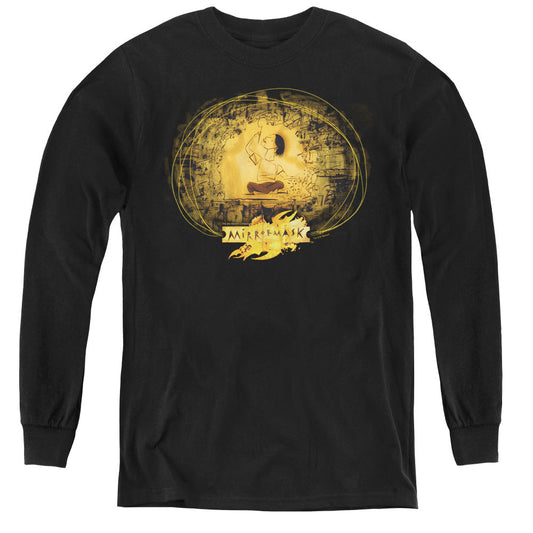 Mirrormask Sketch Long Sleeve Kids Youth T Shirt Black Officially Licensed