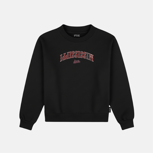 Mississippi State Embroidered Crewneck