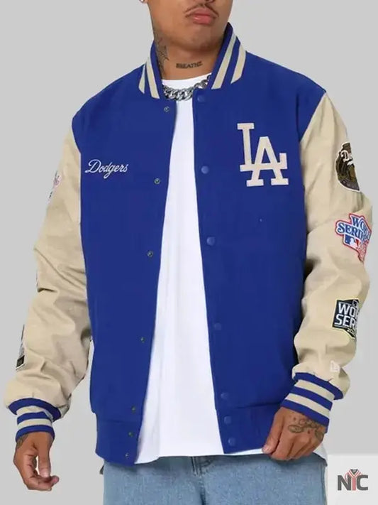 MLB Los Angeles Dodgers Varsity Bomber Jacket