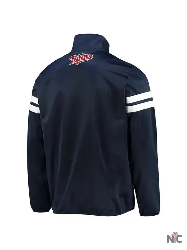 MLB Minnesota Twins Blue Track Jacket