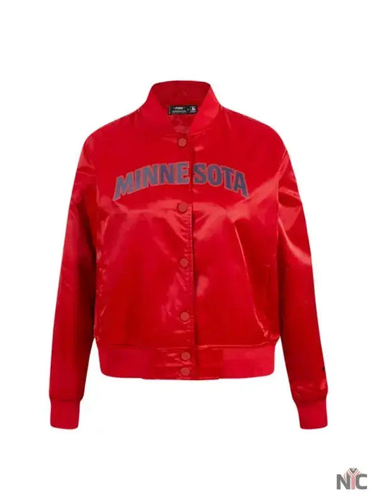 MLB Minnesota Twins Satin Varsity Jacket