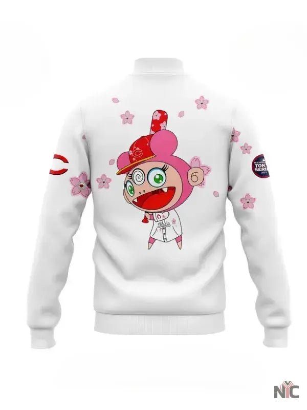 MLB Tokyo Series 2025 Cincinnati Reds Varsity Jacket