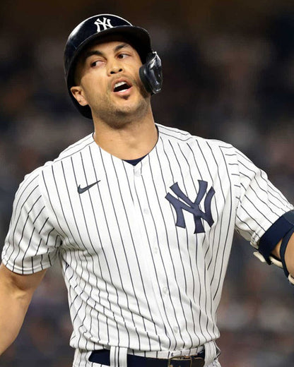 MLB New York Yankees Blue Striped Jersey