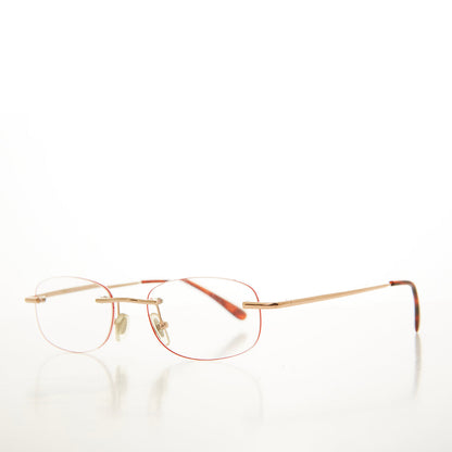 Rimless Oval Reading Glasses - Molton