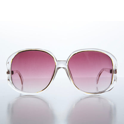 Oversized 1980s Vintage Woman's Chic Sunglass - Loni