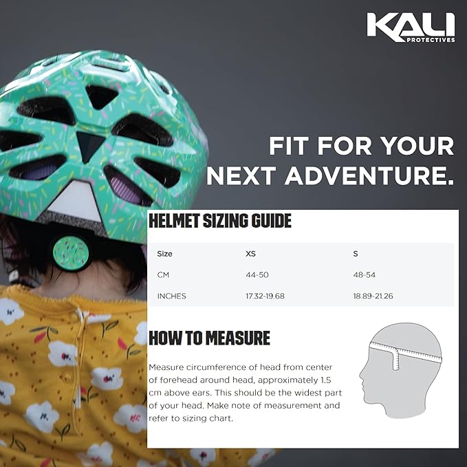 KALI PROTECTIVES Chakra Youth Bicycle Helmet - Monster Blue