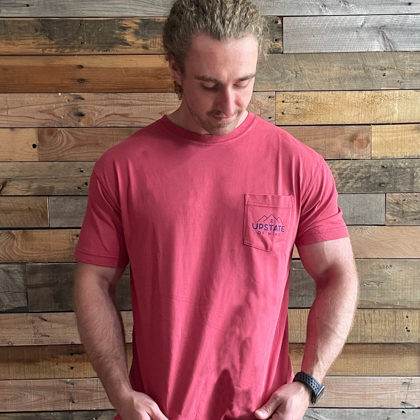 Mountainside Pocket Tee - Shiraz