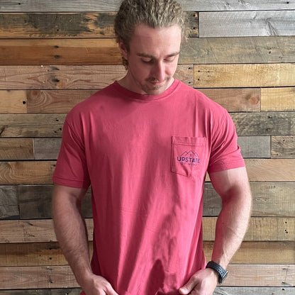 Mountainside Pocket Tee - Shiraz