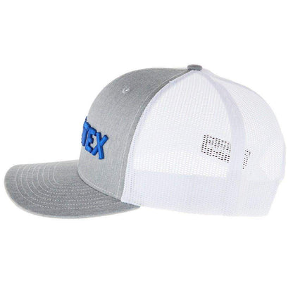 Heather Grey Mesh Back Logo Cap