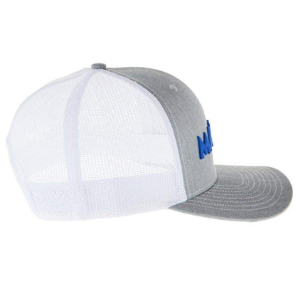 Heather Grey Mesh Back Logo Cap