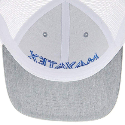 Heather Grey Mesh Back Logo Cap