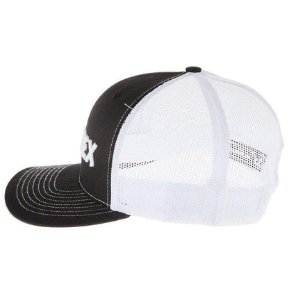 Black And White Mesh Back Logo Cap