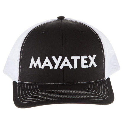 Black And White Mesh Back Logo Cap
