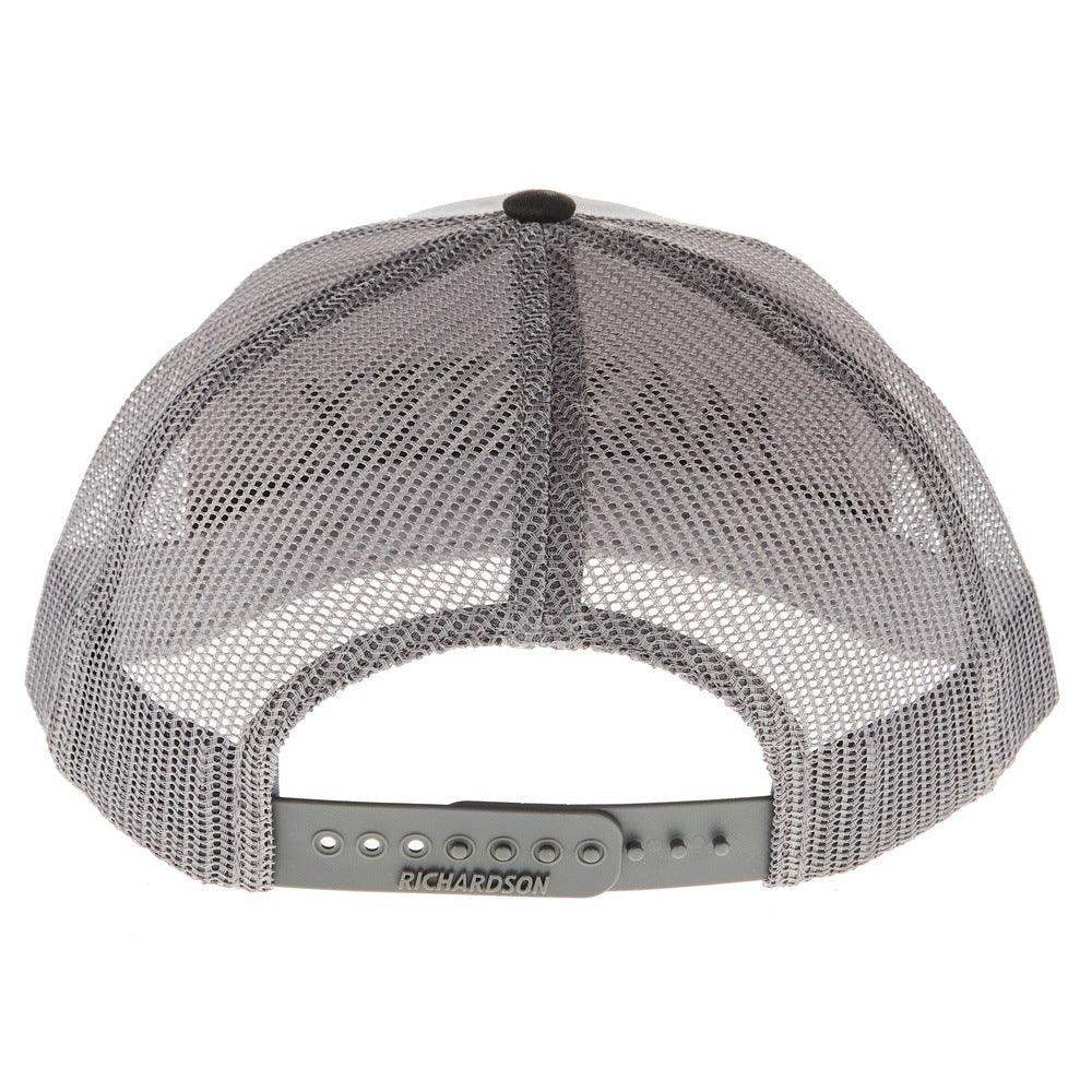 Grey And Charcoal Mesh Back Logo Cap