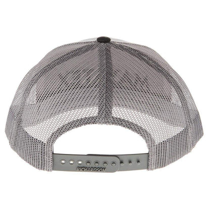 Grey And Charcoal Mesh Back Logo Cap