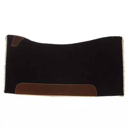 Canvas 1 In 32x32 Wool Fleece Bottom Saddle Pad