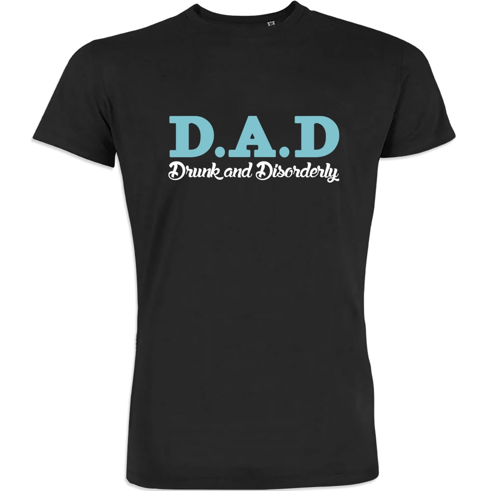 Dad Drunk and Disorderly Men's Organic Tee