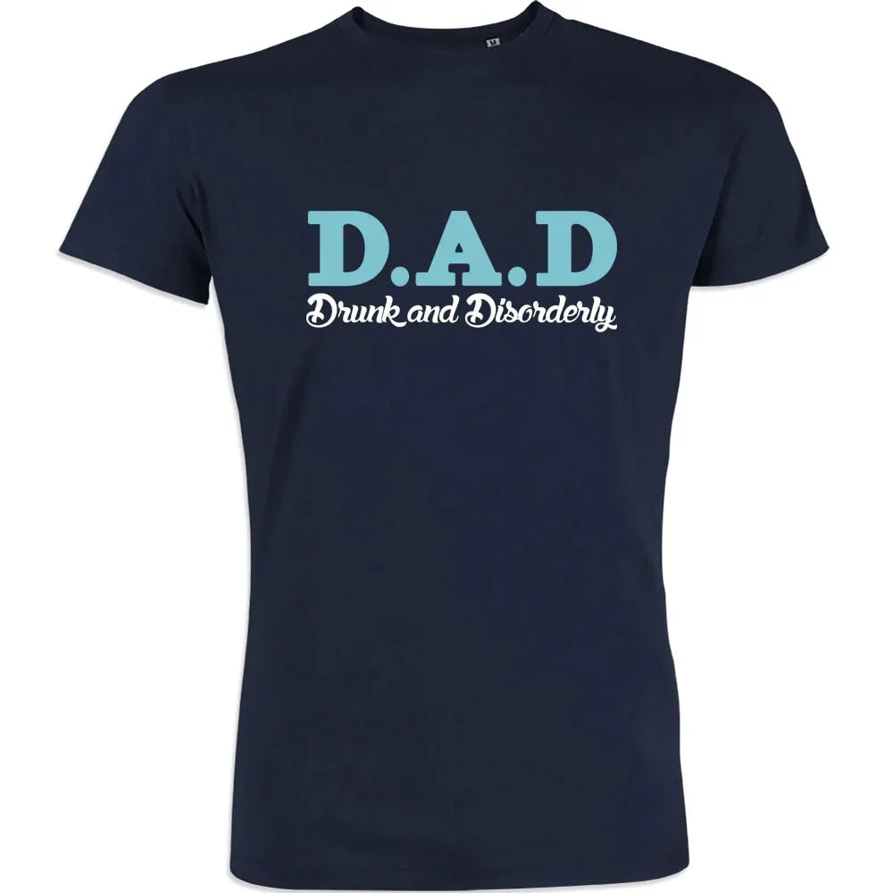 Dad Drunk and Disorderly Men's Organic Tee