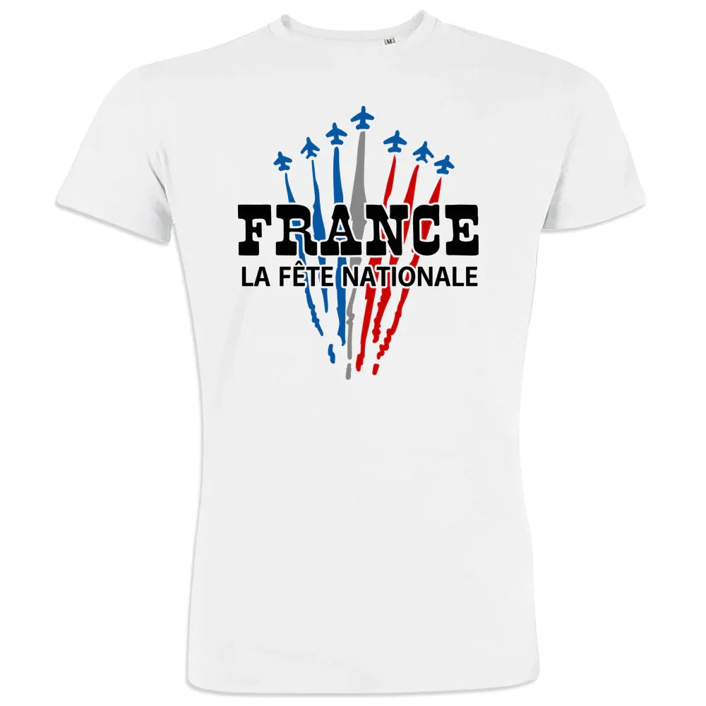 France La Fête Nationale Men's Organic Cotton Tee