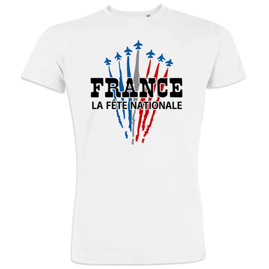 France La Fête Nationale Men's Organic Cotton Tee