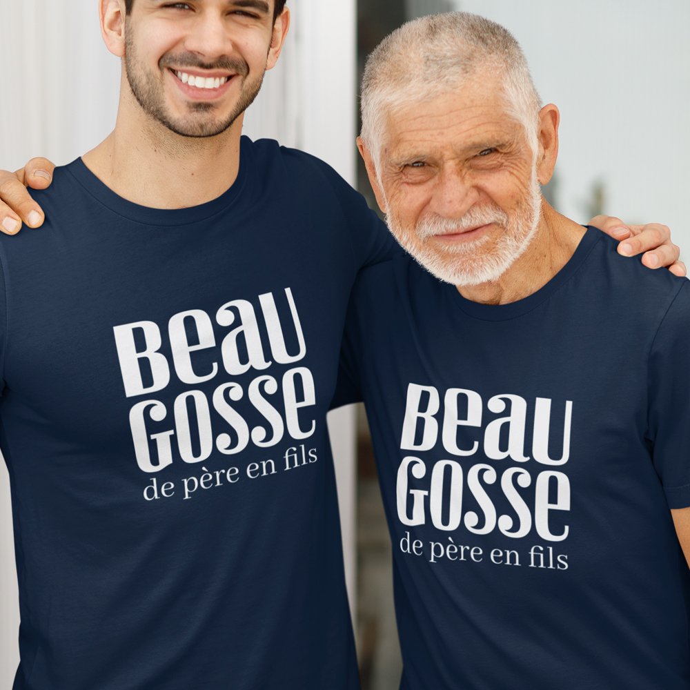 Beau Gosse De Père en Fils Men's Organic Cotton Tee