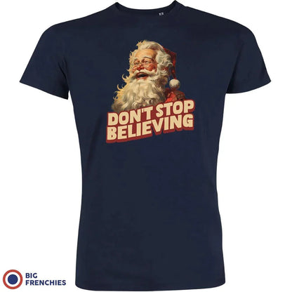 Don't Stop Believing Christmas Men's Organic Cotton Tee
