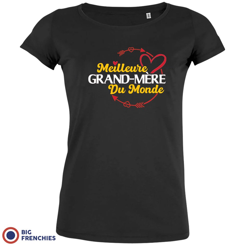 La Meilleure Grand-mère Du Monde Women's Organic Cotton Tee