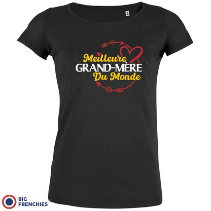 La Meilleure Grand-mère Du Monde Women's Organic Cotton Tee