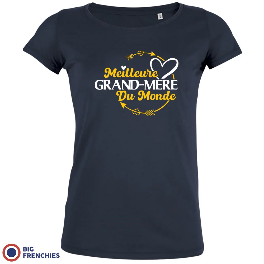 La Meilleure Grand-mère Du Monde Women's Organic Cotton Tee