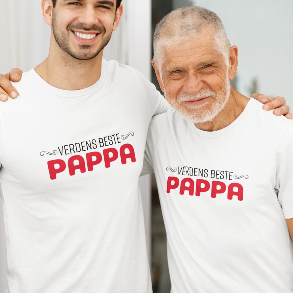 Verdens Beste Pappa Men's Organic Cotton Tee