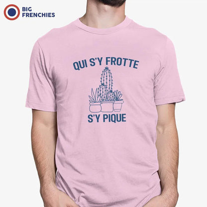 Qui S'y Frotte S'y Pique Men's Organic Cotton Tee